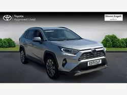 Silver Used 2021 Toyota RAV4 Hybrid SUV | £26,978 (Expensive)