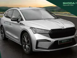 Brilliant silver metallic Used 2023 Skoda Enyaq iV SportLine SUV | £27,995 (Fair price)