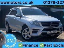 Silver Used 2014 Mercedes ML350 AMG SUV | £17,650 (Fair price)