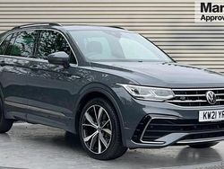 Dolphin grey metallic Used 2021 VW Tiguan R-line SUV | £23,750 (Good price)