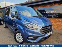 Blue Used 2021 Ford Transit Custom Limited Van | £16,990 (Fair price)