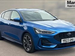 Blue Used 2023 Ford Focus ST-Line X Hatchback | £17,991 (Fair price)