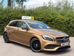 Beige Used 2017 Mercedes A180 AMG Line Premium Hatchback | £10,495 (Fair price)
