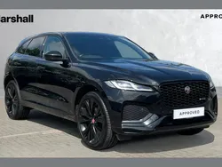Metallic santorini black Used 2022 Jaguar F-Pace R-Dynamic SUV | £33,049 (Fair price)