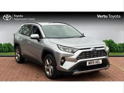 Silver Used 2019 Toyota RAV4 Hybrid Design SUV | £20,232 (Fair price)