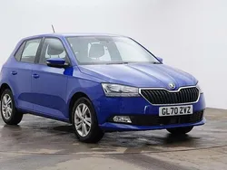 Energy blue Used 2021 Skoda Fabia SE Hatchback | £8,495 (Good price)