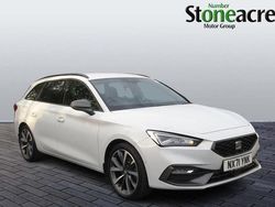 White Used 2021 Seat Leon FR Sport Estate | £15,700 (Fair price)