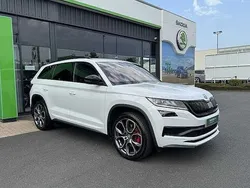 Moon white metallic Used 2020 Skoda Kodiaq vRS SUV | £24,995 (Fair price)