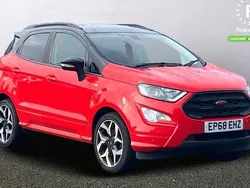 Red Used 2019 Ford Ecosport ST-Line SUV | £12,699 (Fair price)