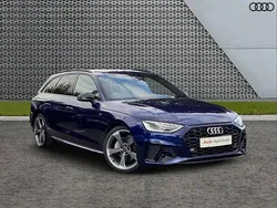 Navarra blue metallic Used 2021 Audi A4 Black Edition Estate | £26,495 (Expensive)