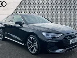 Black Used 2024 Audi A3 S-Line Sedan | £23,890