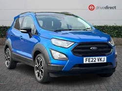 Blue Used 2022 Ford Ecosport Active SUV | £11,847 (Fair price)