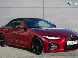 Fire red Used 2024 BMW 420 M Sport Cabriolet | £43,736 (Expensive)