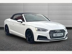 White Used 2017 Audi A5 Cabriolet S-Line Cabriolet | £14,990