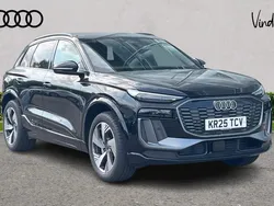 Black Used 2025 Audi Q6 e-tron S-Line SUV | £67,183 (A bit pricey)