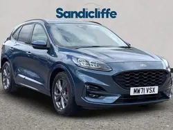 Chrome blue (premium paint) Used 2021 Ford Kuga ST-Line SUV | £17,598 (Fair price)