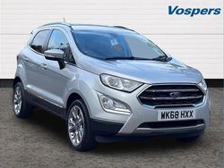 Silver Used 2018 Ford Ecosport Titanium SUV | £9,890 (Fair price)