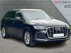 Black Used 2021 Audi Q7 S-Line SUV | £37,883 (Good price)