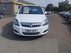 White Used 2013 Vauxhall Zafira MPV | £1,995 (Fair price)