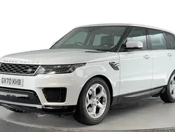 White Used 2020 Land Rover Range Rover Sport HSE SUV | £26,920 (Fair price)