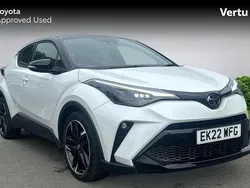 White Used 2022 Toyota C-HR Sport SUV | £19,891 (Fair price)