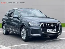 Grey Used 2021 Audi Q7 S-Line SUV | £39,225 (Fair price)