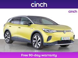 Yellow Used 2021 VW ID.4 Pro Performance SUV | £17,499 (Fair price)