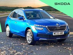 Race blue metallic Used 2022 Skoda Kamiq SE Drive SUV | £14,309 (Fair price)
