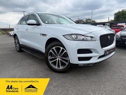 White Used 2018 Jaguar F-Pace Portfolio SUV | £16,295 (Fair price)