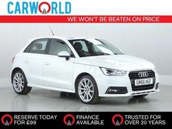 White Used 2017 Audi A1 Sportback S-Line Hatchback | £9,400 (Fair price)
