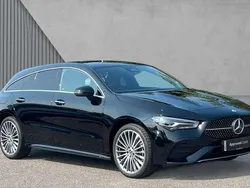 Night black Used 2024 Mercedes CLA250e AMG Line Premium Sedan | £29,367 (Fair price)