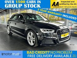 Black Used 2018 Audi A3 Sportback S-Line Hatchback | £14,795 (Good price)
