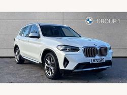 White Used 2022 BMW X3 xLine SUV | £34,975 (Fair price)