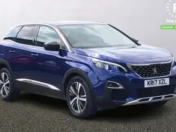Blue Used 2017 Peugeot 3008 GT-line Estate | £13,199 (Fair price)
