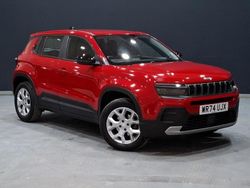 Red Used 2024 Jeep Avenger Altitude SUV | £17,998 (A bit pricey)