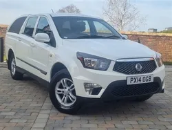 White Used 2014 Ssangyong Korando Pickup | £5,295 (Fair price)