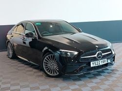 Black Used 2022 Mercedes C220 AMG Line Premium Sedan | £30,998 (A bit pricey)