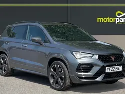 Grey Used 2022 Cupra Ateca VZ1 SUV | £26,500 (Fair price)