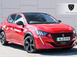 Red Used 2021 Peugeot e-208 GTi Hatchback | £11,549 (Good price)