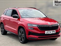Red Used 2024 Skoda Karoq SportLine SUV | £27,446 (Fair price)