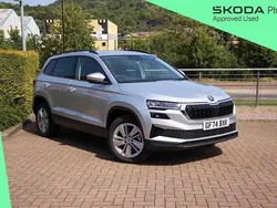 Brilliant silver metallic New 2024 Skoda Karoq SE Drive SUV | £23,990 (Fair price)