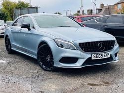 Silver Used 2016 Mercedes CLS220 AMG line Coupe | £9,990 (Fair price)