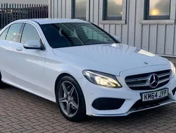 White Used 2014 Mercedes C220 AMG line Sedan | £9,000 (Fair price)