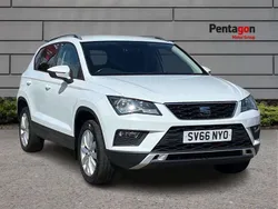 White Used 2016 Seat Ateca SE SUV | £9,197 (Fair price)