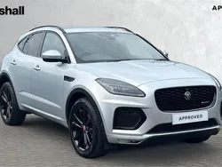 Metallic hakuba silver Used 2021 Jaguar E-Pace R-Dynamic SUV | £24,188 (Fair price)
