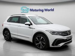 White Used 2022 VW Tiguan R-line SUV | £25,500 (Fair price)