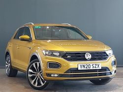 Yellow Used 2020 VW T-Roc R-line SUV | £18,498 (Fair price)