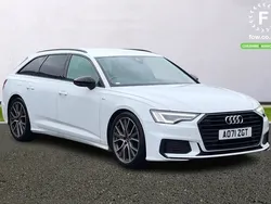 White Used 2021 Audi A6 Black Edition Estate | £26,199 (Fair price)