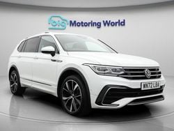White Used 2022 VW Tiguan Allspace R-line SUV | £25,800 (Fair price)