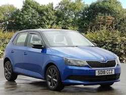 Race blue metallic Used 2018 Skoda Fabia Colour Edition Hatchback | £7,990 (Fair price)